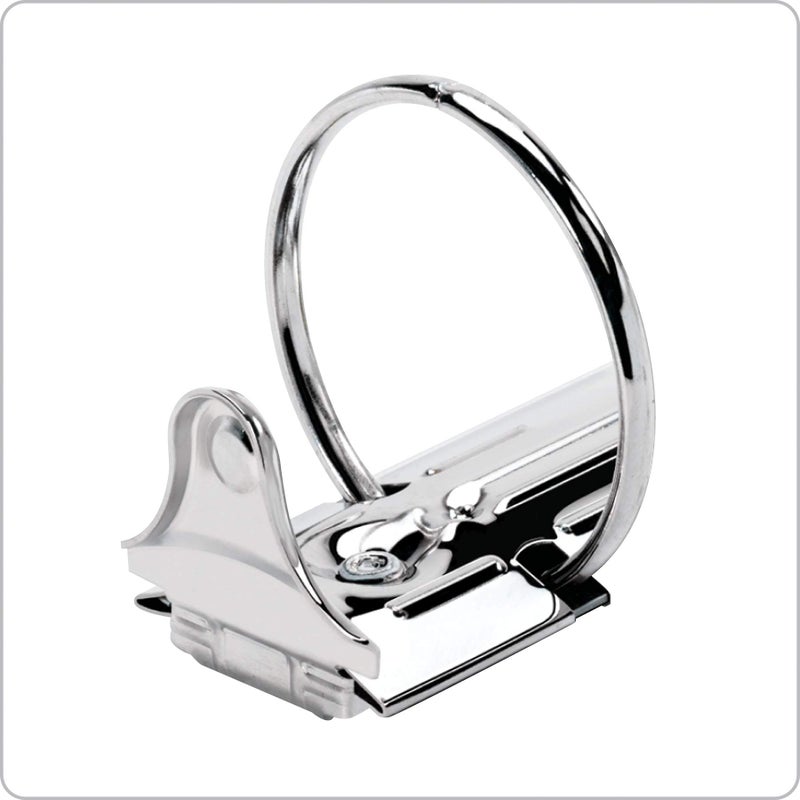 Cardinal Economy 3 Ring Binder, 2 Inch, Presentation View, Black, Holds 475 Sheets, Nonstick, PVC Free, 4 Pack of Binders (79522) - Image 4